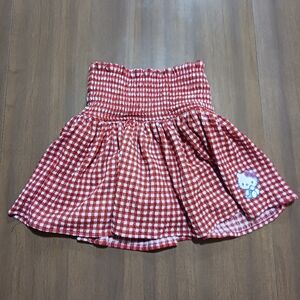 Hello Kitty Girls Skort Checkered Small